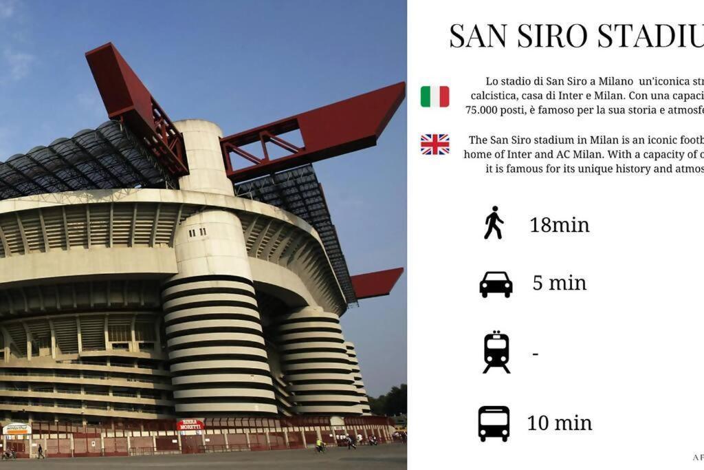 Sunny San Siro Stadio Apartment Milano Eksteriør bilde